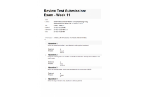 NRNP 6635 Week 11 Final Exam